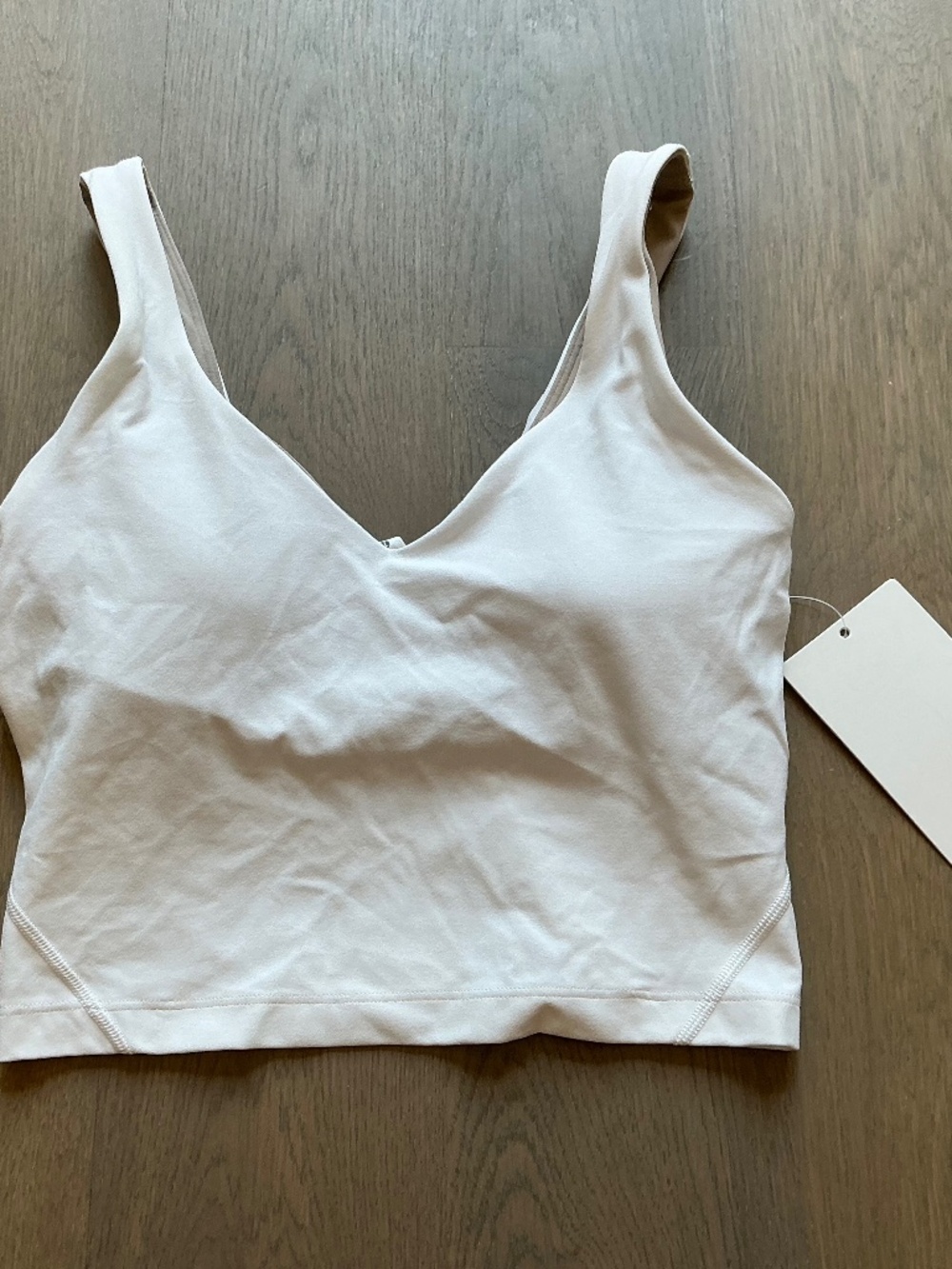 white lululemon align tank